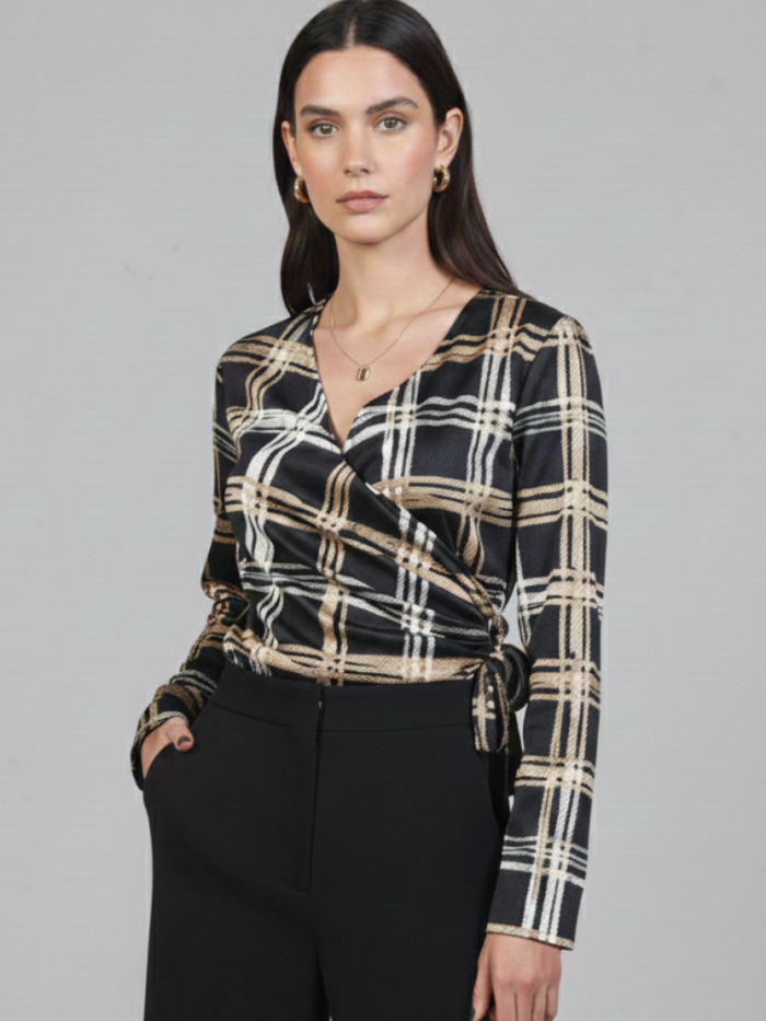 BLUSA MANGA LARGA FORMAL