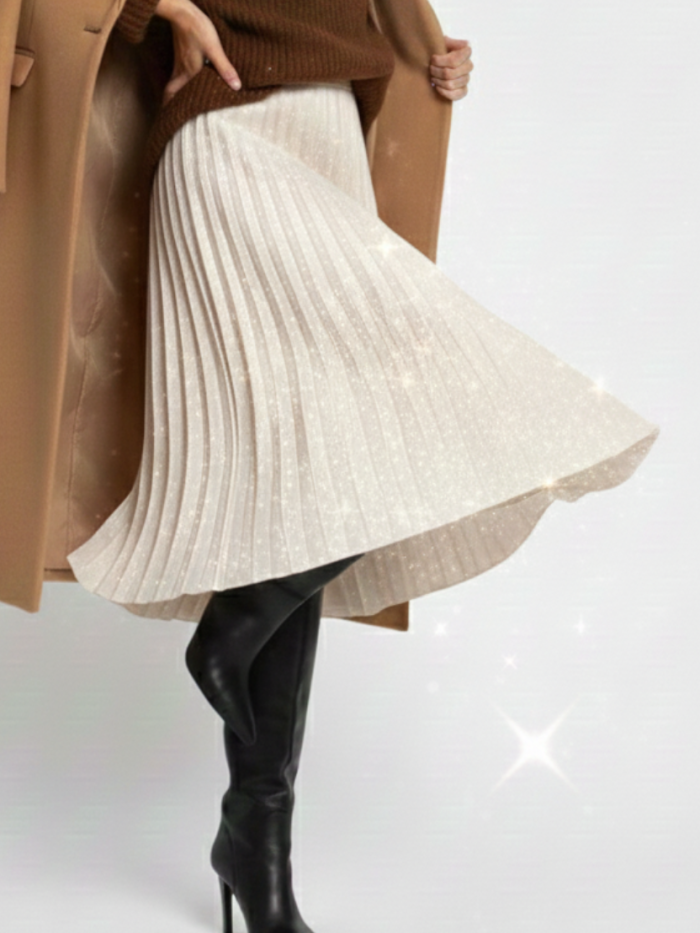 FALDA PLISADA GLITTER