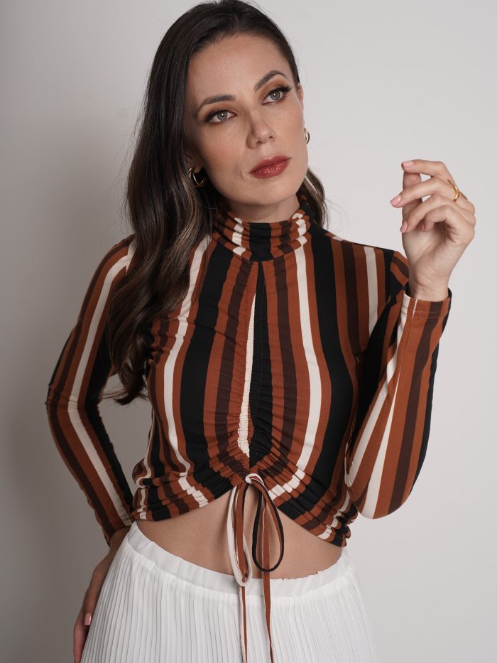 BLUSA MANGA LARGA RAYAS