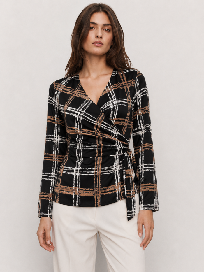 BLUSA MANGA LARGA FORMAL