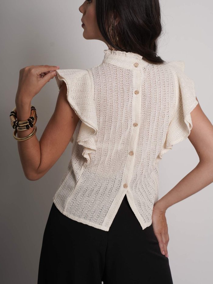 BLUSA TIPO CROCHET