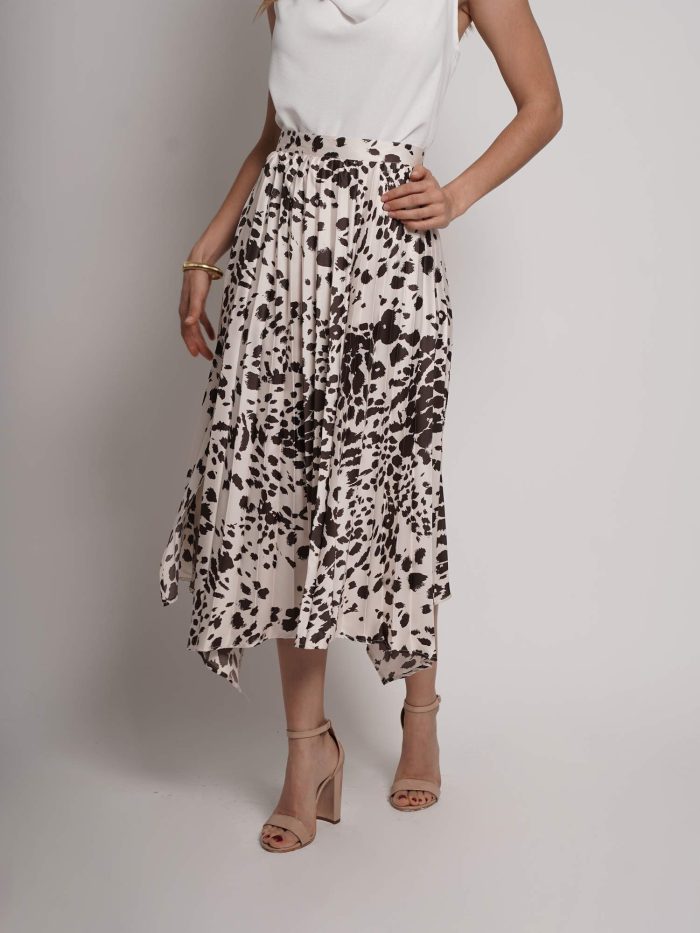 FALDA PLISADA ANIMAL PRINT