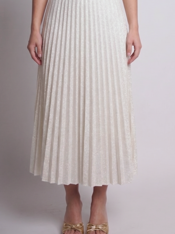 FALDA PLISADA GLITTER