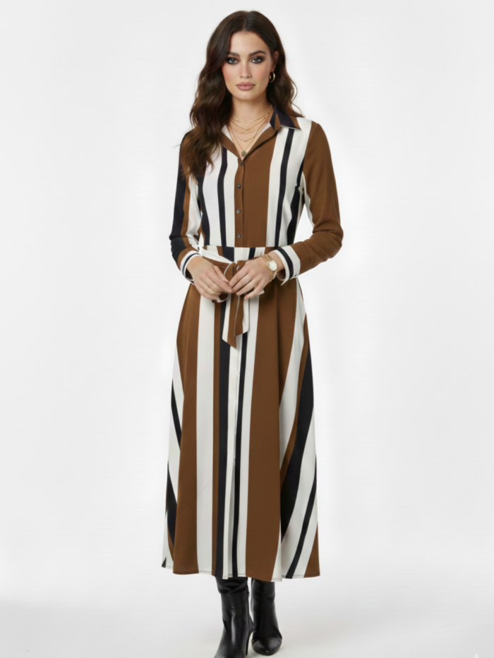 VESTIDO CAMISERO CORTE MIDI