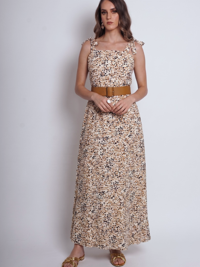 Maxidress con fajo
